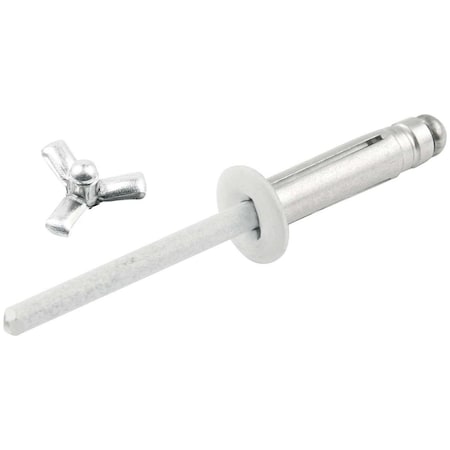Allstar Performance 0.38 in. Small Head Flange Type Rivet; White, 250PK ALL18080